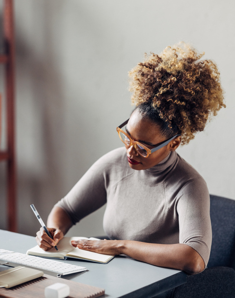 Businesswoman Bookkeeping